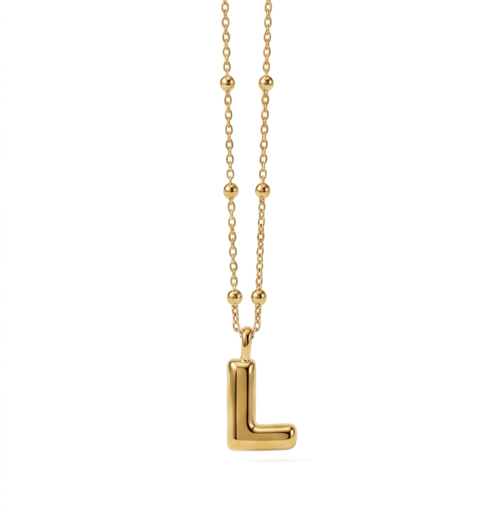 Letter L necklace