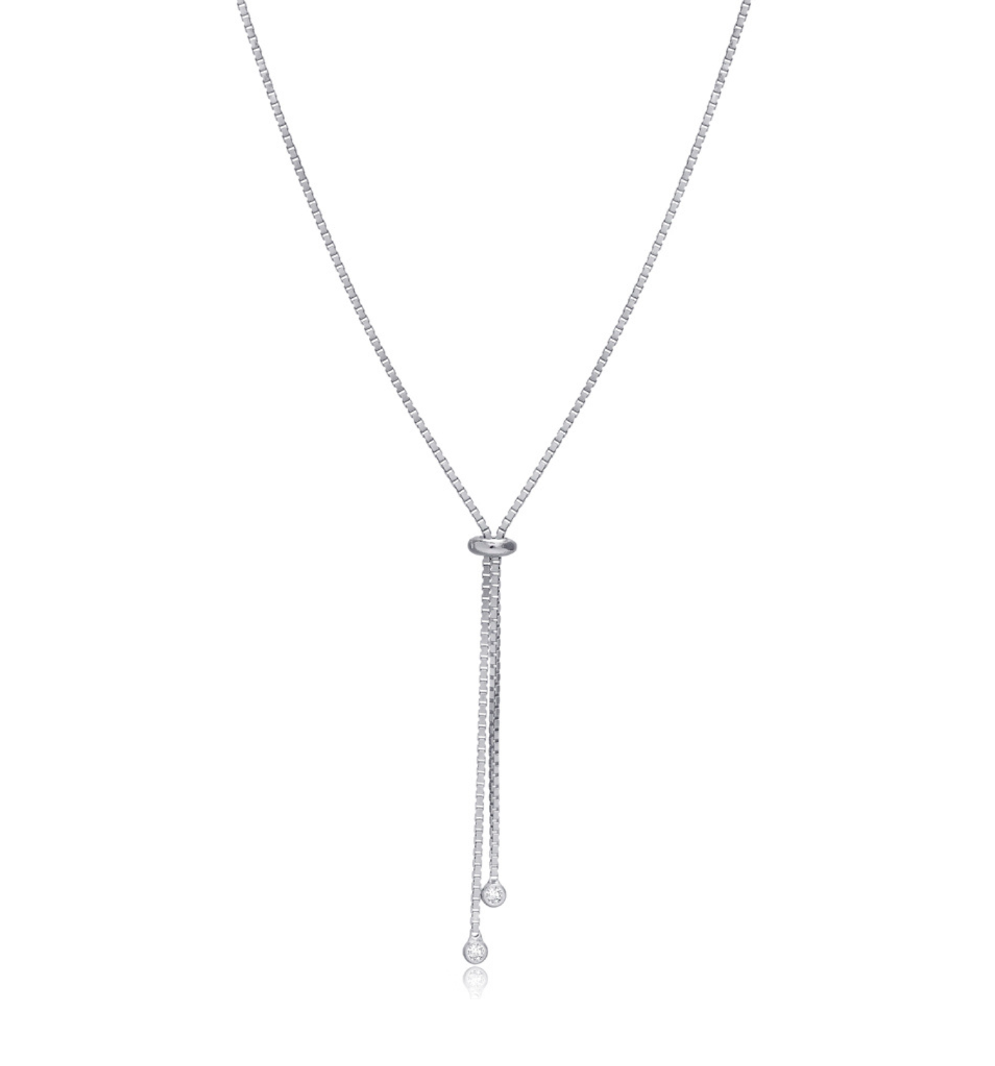 Naszyjnik Tie Silver