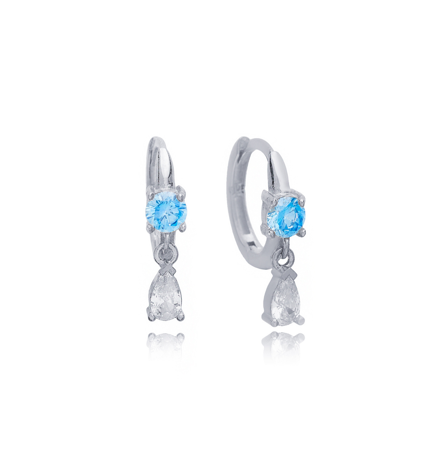 Azure Silver Earrings
