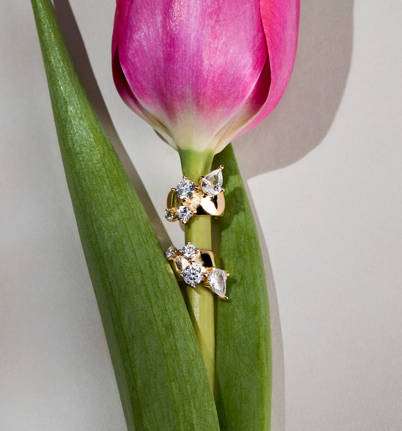 Komplet nausznic Diva Gold