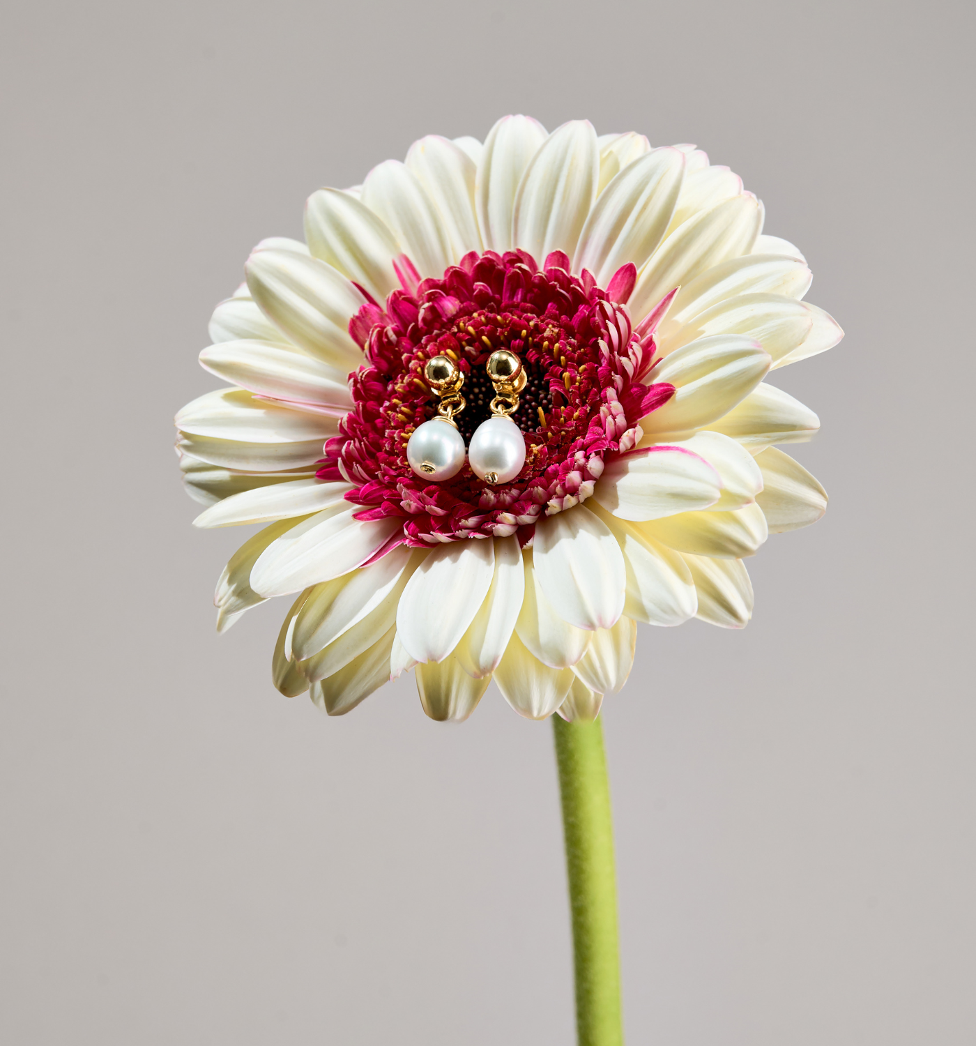 Kolczyki Petite Pearl Gold