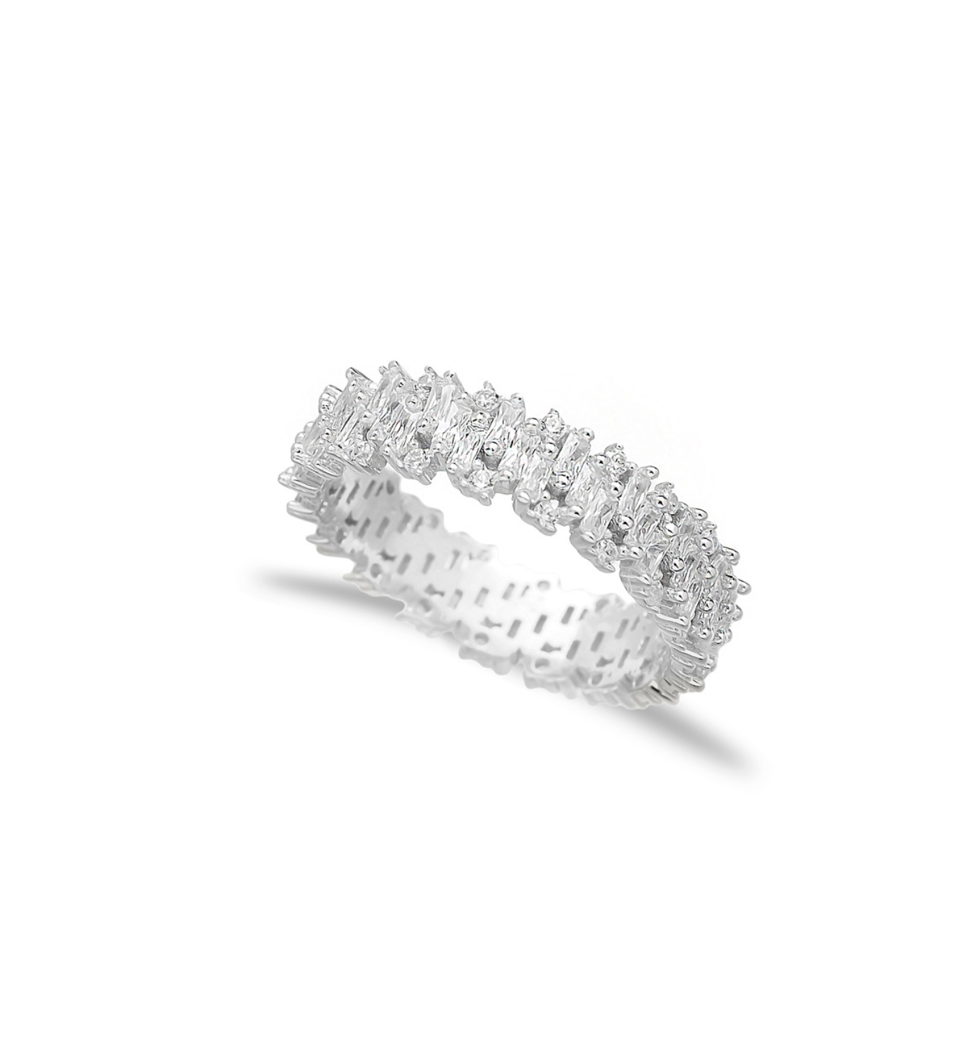 Pierścionek Eternity Silver