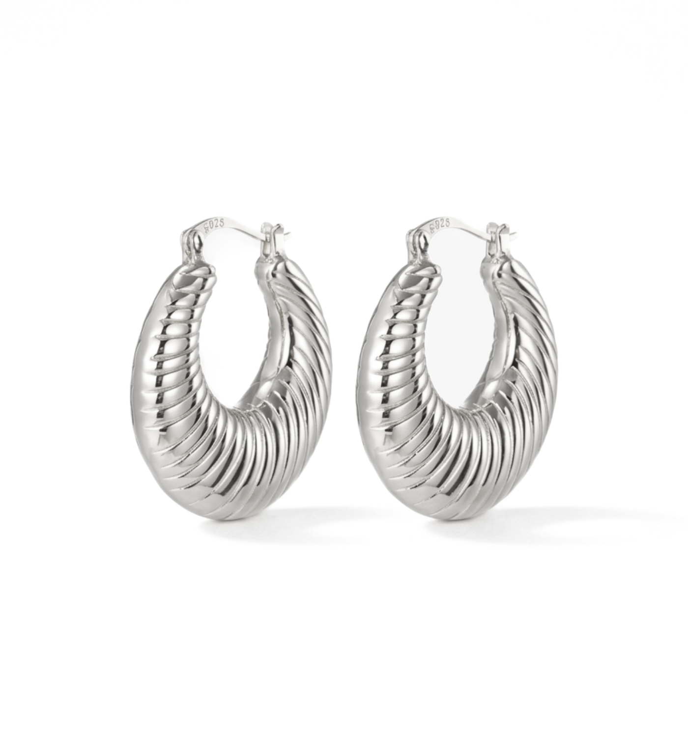 Rays Silver Earrings