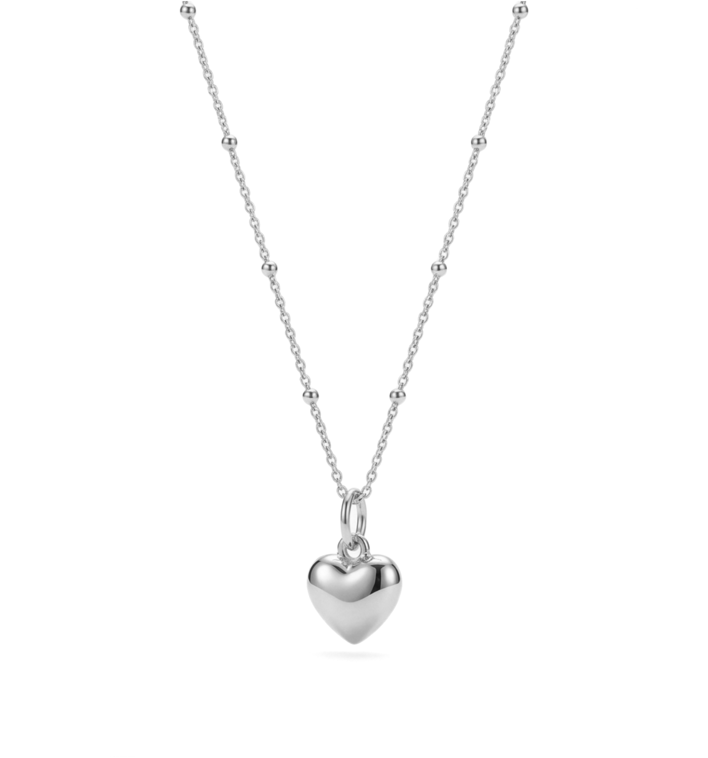 Mini Beloved Silver Necklace
