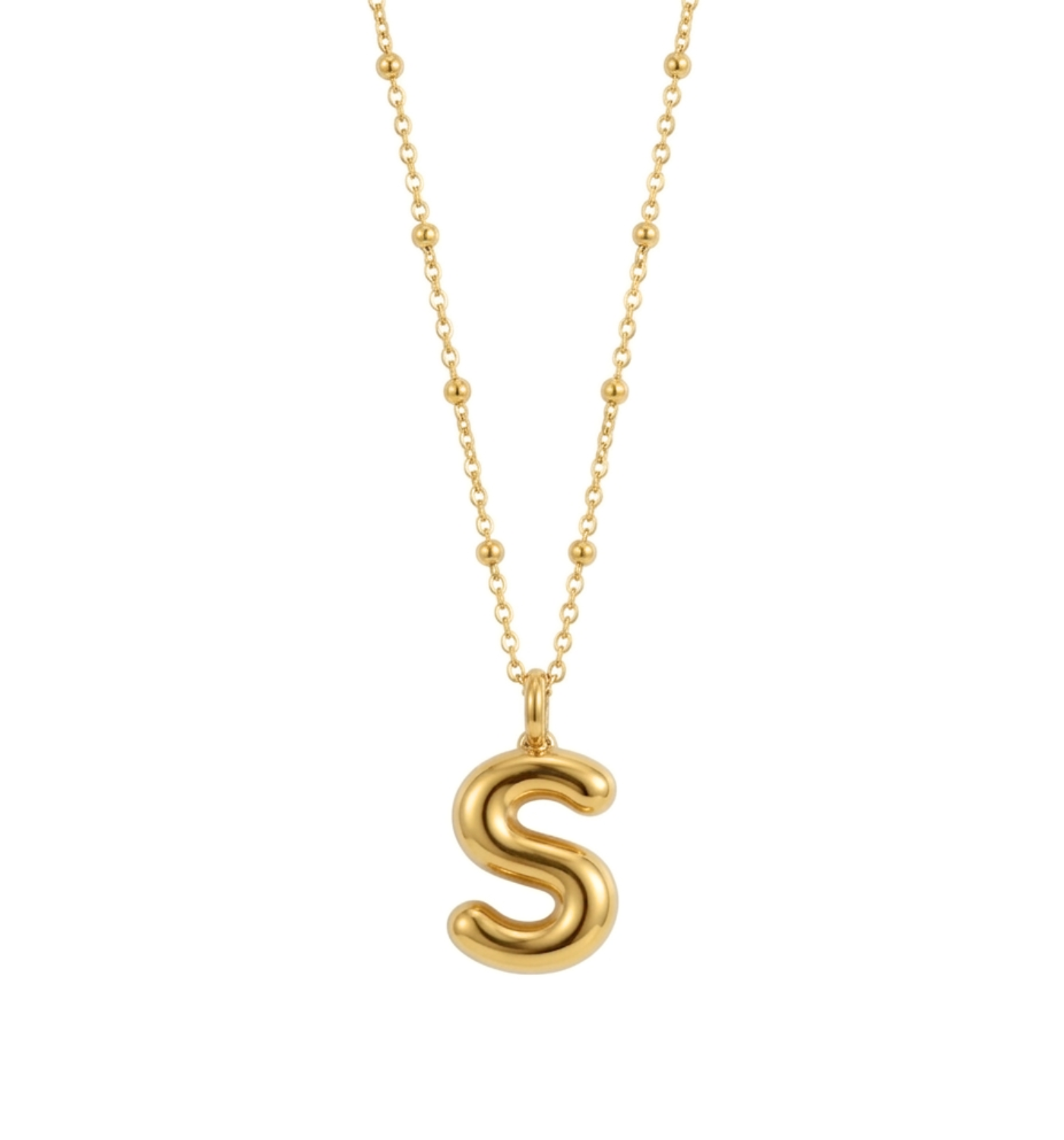 Letter S necklace