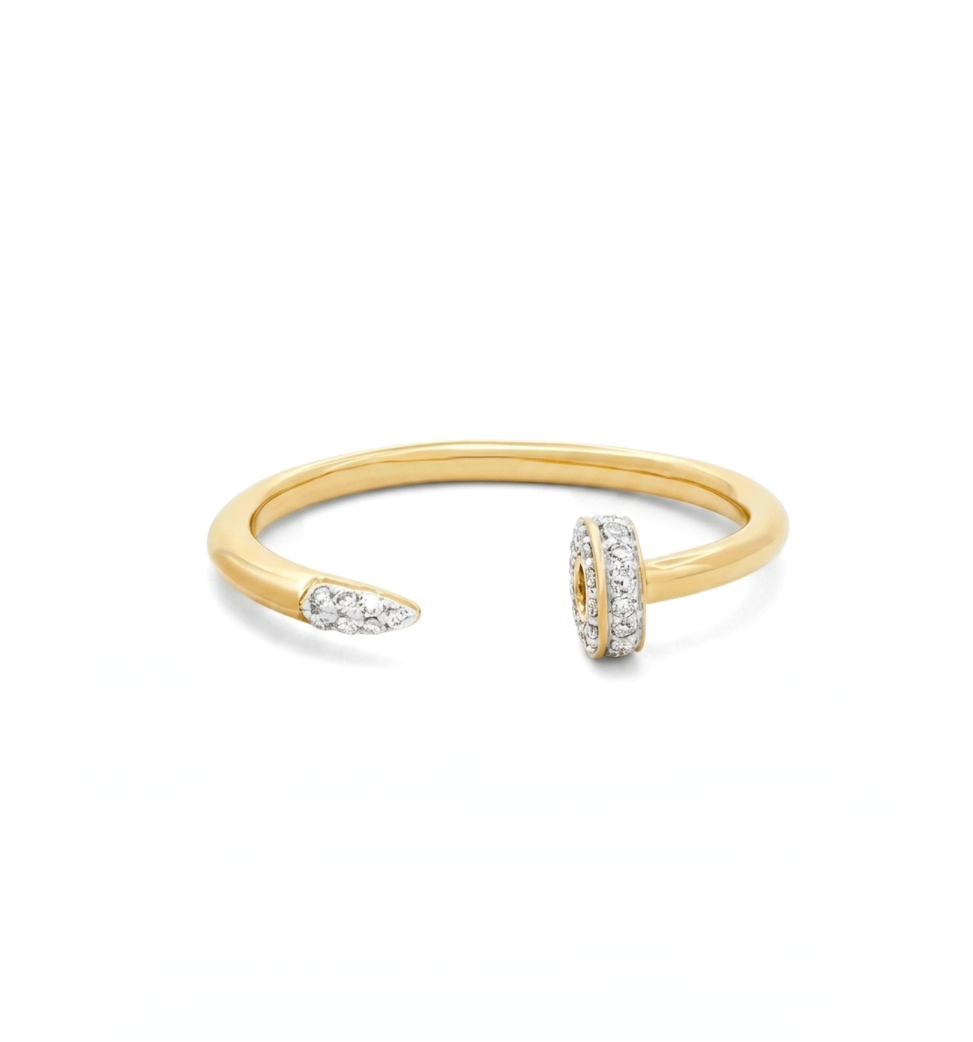 Pierścionek Spike Gold