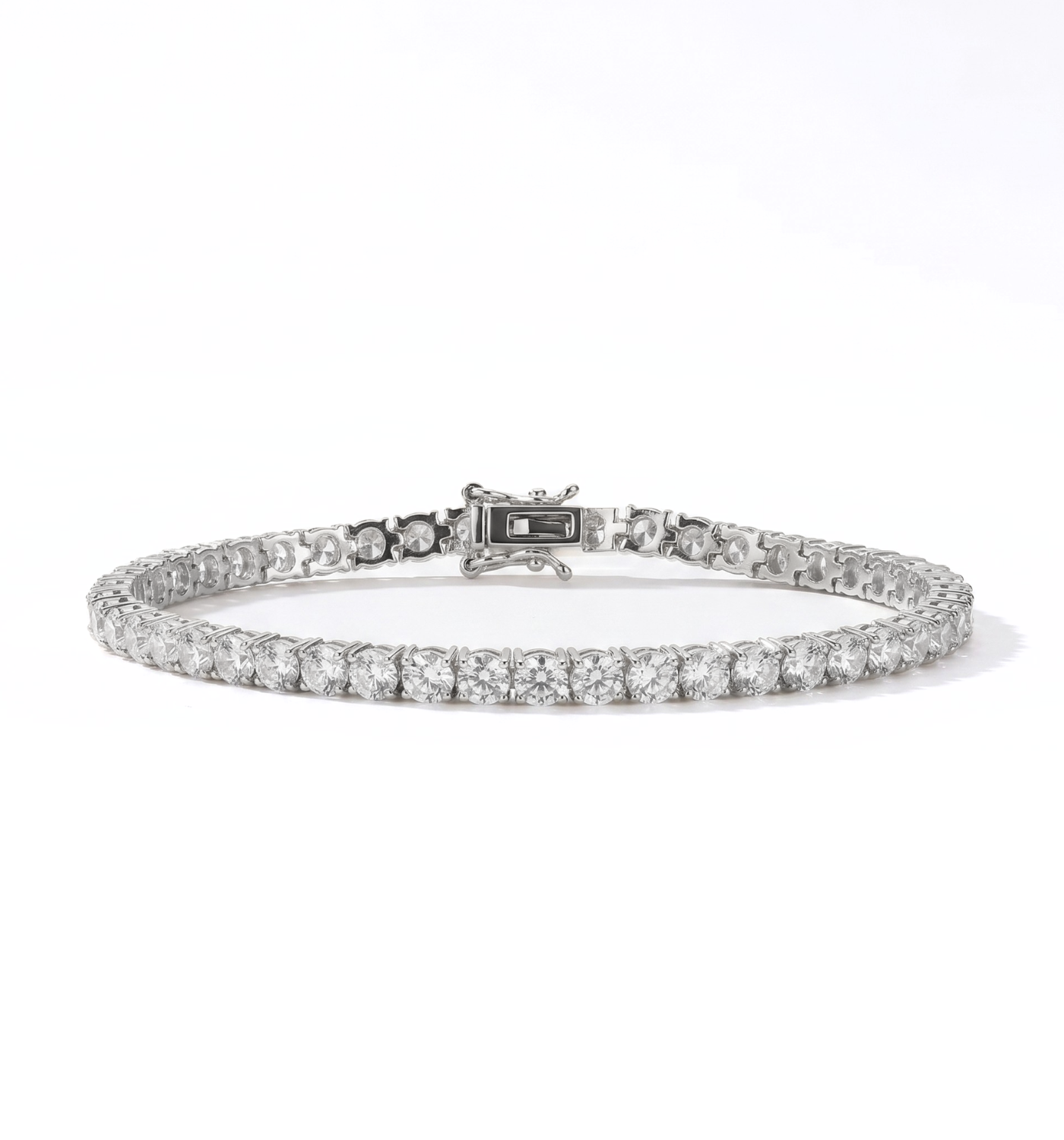 Bransoletka Tennis Silver Moissanite Collection