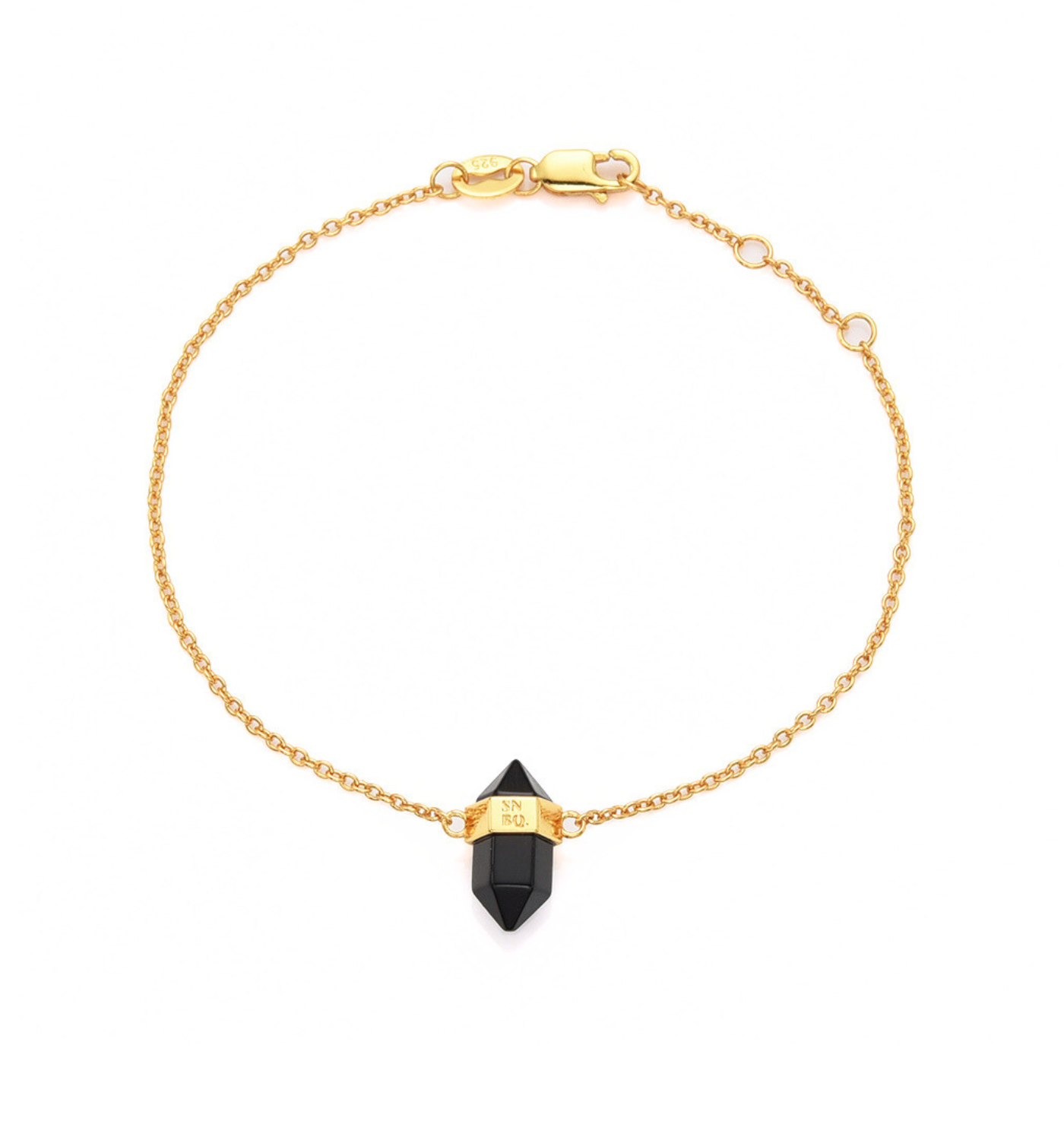 Bransoletka Black Onyx Gold