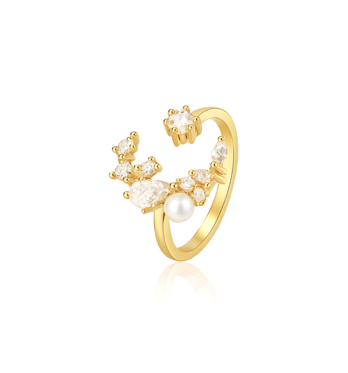 Pierścionek Midnight Gold