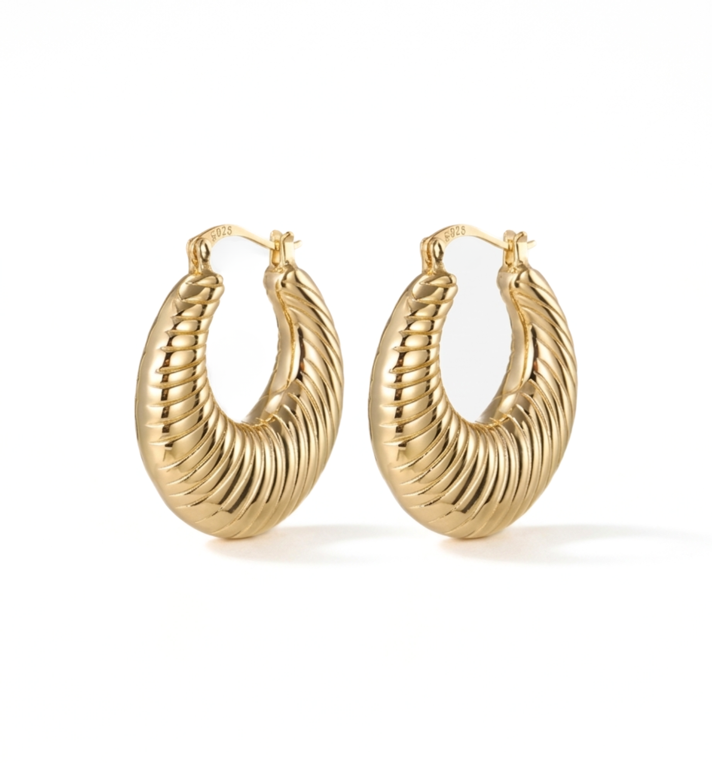 Rays Gold Earrings