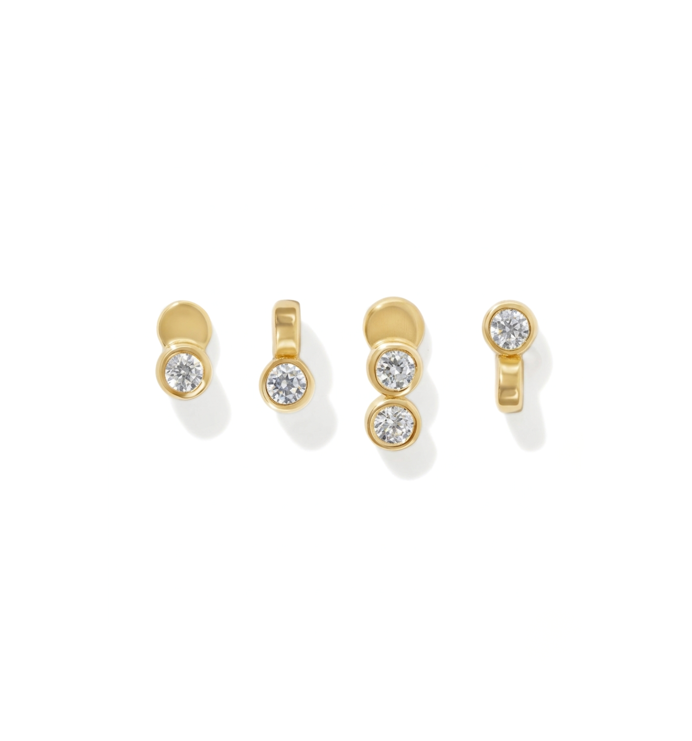 Kolczyki mini Tiara Gold