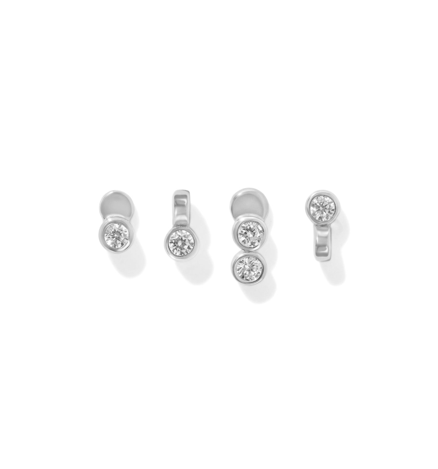 Kolczyki mini Tiara Silver