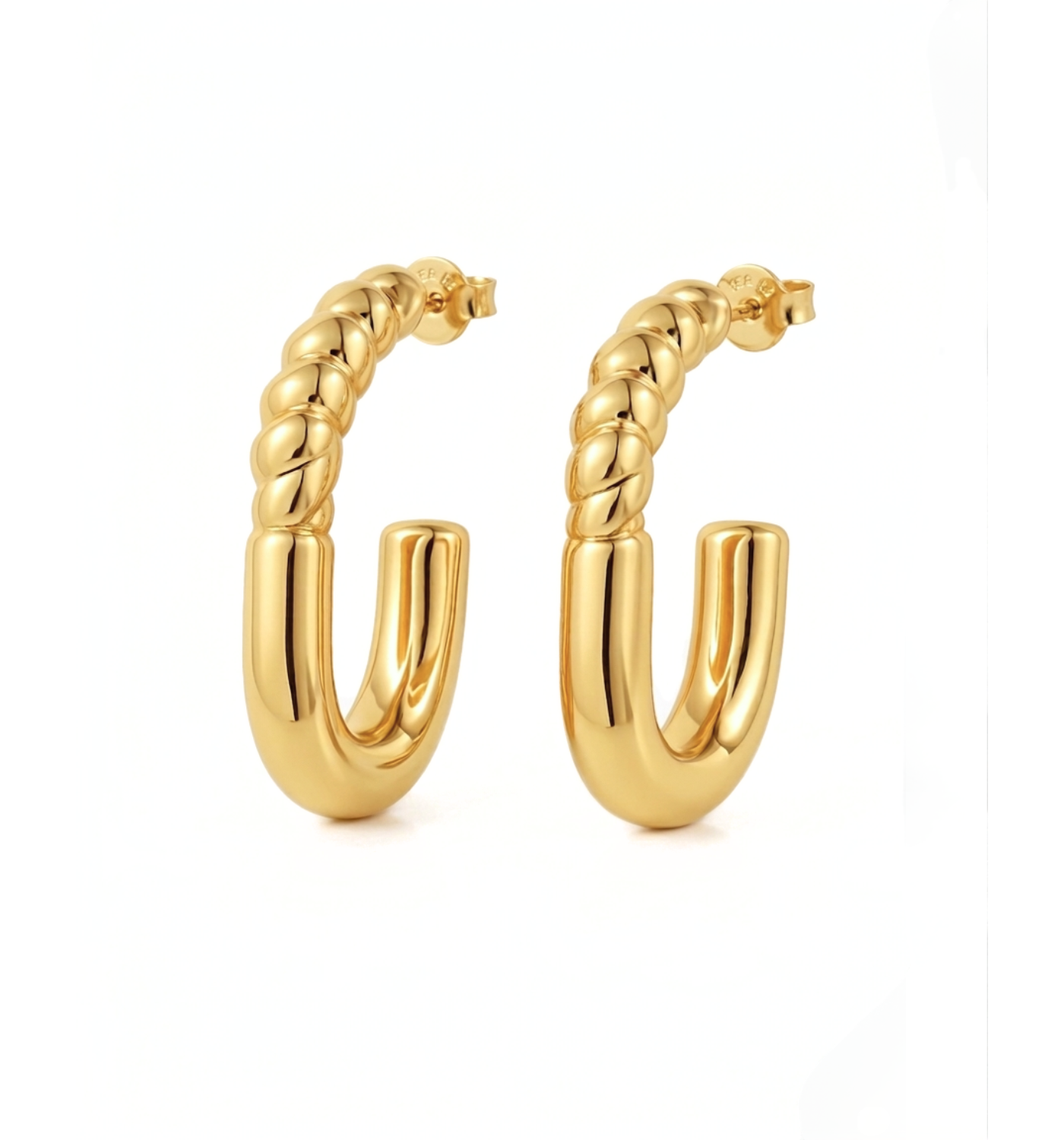 Twist Gold Earrings